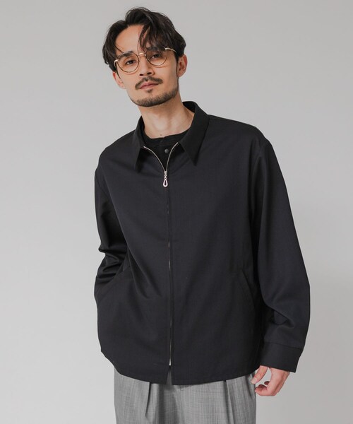 URBAN RESEARCH(アーバンリサーチ)の「『洗濯可/防シワ/接触冷感』WASHABLE WOOL SPORTS JACKET(ブルゾン・メンズ・NAVY/BLACK/CHARCOAL・M/L)」の4枚目の写真