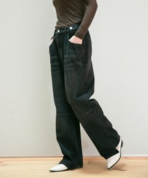 URBAN RESEARCH ROSSO | YENN　TUCK BELT DESIGN PANTS(デニムパンツ)
