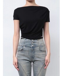 EMODA | ギャザールーズフィットトップ(Tシャツ/カットソー)