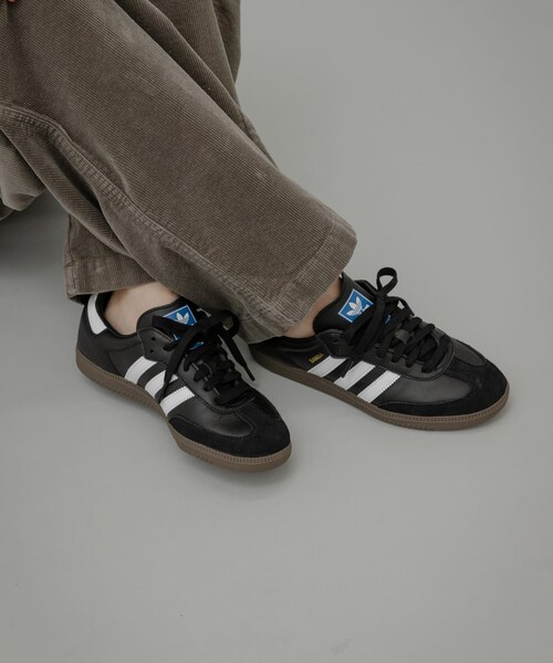 URBAN RESEARCH Sonny Label（アーバンリサーチサニーレーベル）の「adidas　SAMBA OG（スニーカー・レディース・コアブラック・23/23.5/24/24.5）」の9枚目の写真