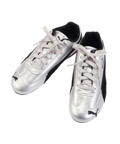 EVRIS（エヴリス）の「【PUMA】SPEEDCAT METALLIC（スニーカー・レディース・シルバー・M/L）」の2枚目の写真