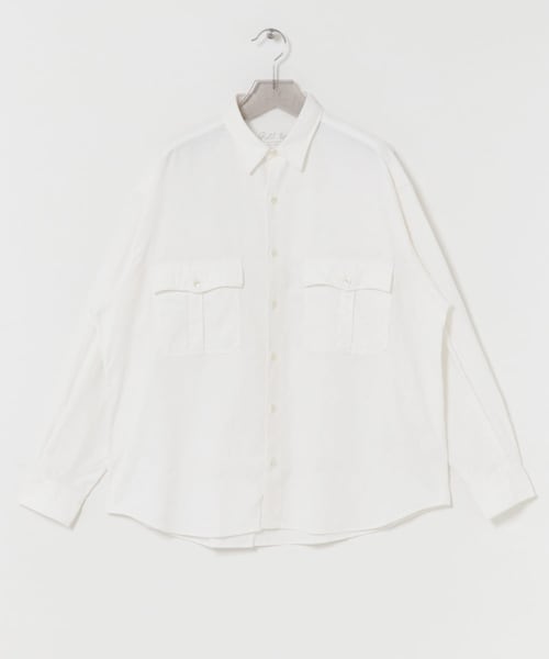 URBAN RESEARCH(アーバンリサーチ)の「PORTER CLASSIC R-UP ORGANIC CRDRY SHIRT(シャツ/ブラウス・メンズ・WHITE・L/XL/XXL)」の1枚目の写真