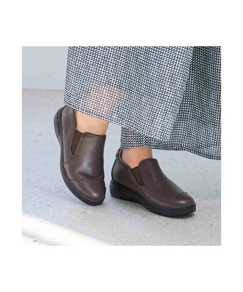 アトリエ Atelier 【3E】【レイン対応】切り替えデザインスリッポン