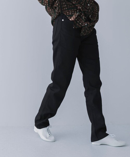 URBAN RESEARCH(アーバンリサーチ)の「『ユニセックス』スーピマ DENIM パンツスリム #RAMONE by SHIOTA(デニムパンツ・メンズ・INDIGO/BLACK・28/30/32/34/24/26)」の12枚目の写真