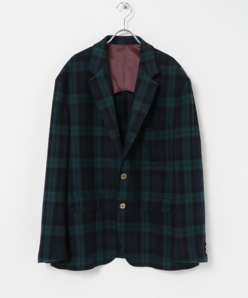 URBAN RESEARCH(アーバンリサーチ)の「FREEMANS SPORTING CLUB St MARKS JACKET(テーラードジャケット・メンズ・Wグリーン・S/M/L)」の6枚目の写真