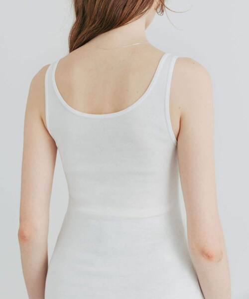 URBAN RESEARCH（アーバンリサーチ）の「『UR TECH』タンクトップ（タンクトップ・レディース・WHT/BLK/WHITE/BLACK/MOCHA・FREE）」の6枚目の写真