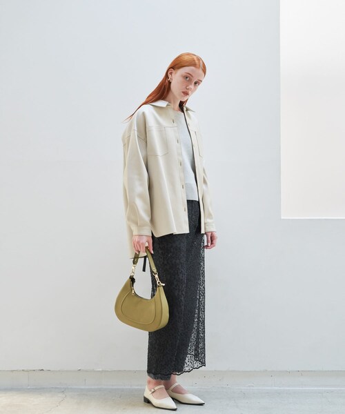 URBAN RESEARCH ROSSO（アーバンリサーチロッソ）の「オーバージャケット（その他アウター・レディース・pistachio/off・FREE）」の6枚目の写真
