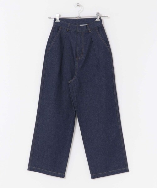 ITEMS URBANRESEARCH（アイテムズ アーバンリサーチ）の「ウエストタックデニムパンツ（デニムパンツ・レディース・BLU/IDG・S/M）」の17枚目の写真