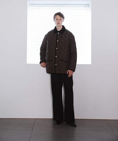 URBAN RESEARCH（アーバンリサーチ）の「Traditional Weatherwear　WAVERLY STUDS EX.UR（ブルゾン・メンズ・BLK/別注BROWN・38/40/42）」の22枚目の写真