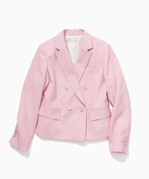 ROPE'（ロペ）の「ノンミュールジングウール テーラードジャケット/セットアップ対応（テーラードジャケット・レディース・ピンク/ライトグレー/ネイビー・36/38）」の12枚目の写真