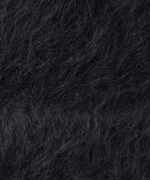 ADAM ET ROPE'(アダムエロペ)の「【sefr】 FUZZY BEANIE UNISEX(ニットキャップ/ビーニー・レディース・ブラック・F)」の10枚目の写真