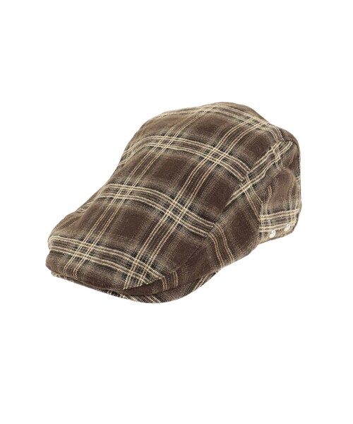 EMODA（エモダ）の「スタッズベルトハンチングキャップ（ハンチング/ベレー帽・レディース・ブラック/ブラウン・F）」の2枚目の写真