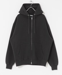 URBAN RESEARCH DOORS | 『UR TECH』ピグメントダイ裏起毛ZIPパーカー(パーカー)