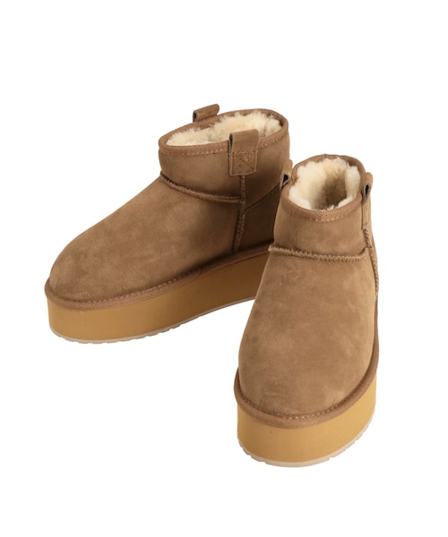 MURUA（ムルーア）の「【EMU Australia】Foy Flatform（その他シューズ・レディース・ブラック/キャメル/グレー・23/24/25）」の4枚目の写真
