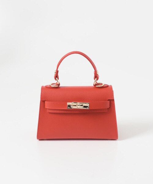 URBAN RESEARCH ROSSO（アーバンリサーチロッソ）の「AULENTTI　クラスプ トップハンドル バッグ（ハンドバッグ・レディース・DK BROWN/RED・Free）」の7枚目の写真