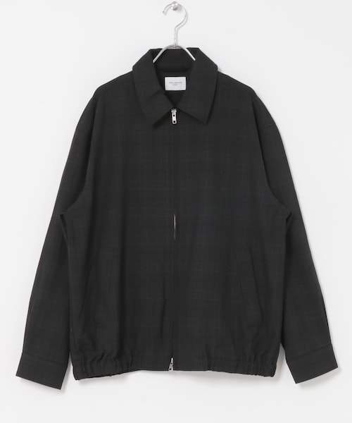 URBAN RESEARCH DOORS（アーバンリサーチドアーズ）の「『UR TECH』 完声ジップブルゾン（ブルゾン・メンズ・BLACK/TOP BROWN/GLENCHECK・M/L/XL）」の3枚目の写真