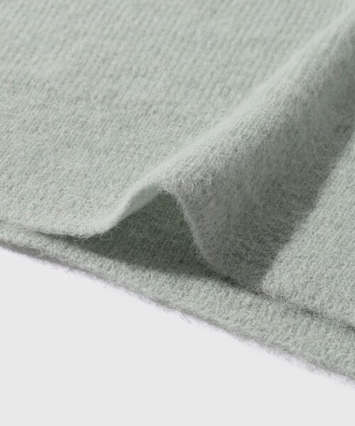 ADAM ET ROPE'(アダムエロペ)の「【AURALEE/オーラリー】BABY SURI ALPACA SHEER KNIT SKIPPER POLO(ニット/セーター・メンズ・グリーン/ネイビー/レッド・3/4)」の21枚目の写真