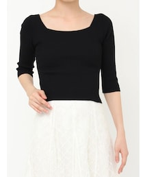 dazzlin | バックレースアップタイトニット(ニット/セーター)