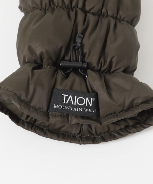 SENSE OF PLACE by URBAN RESEARCH(センスオブプレイスバイアーバンリサーチ)の「『別注』TAION×SENSE OF PLACE ダウングローブ(ベルト・メンズ・BLACK/D.BROWN/PURPLE・One)」の11枚目の写真