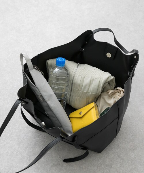 SENSE OF PLACE by URBAN RESEARCH（センスオブプレイスバイアーバンリサーチ）の「アウトポケットトートバッグ（トートバッグ・レディース・BEIGE/BLACK/IVORY・one）」の20枚目の写真