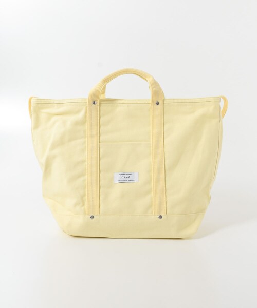 KBF（ケイビーエフ）の「ORNE　フローミストラージトート∴（トートバッグ・レディース・イエロー・one）」の3枚目の写真