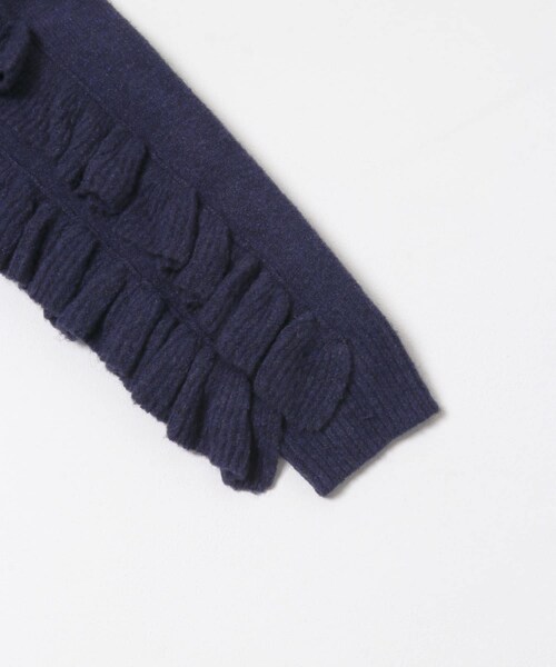LAATO（ラート）の「frill frill knit（ニット/セーター・レディース・チョコレート/ミッドナイト/ハニー・FREE）」の6枚目の写真