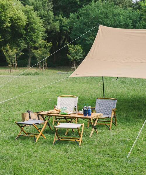 URBAN RESEARCH DOORS（アーバンリサーチドアーズ）の「『別注』WAQ×DOORS　FOLDING WOOD CHAIR EXCLUSIVE（家具・メンズ・グレー・0）」の5枚目の写真