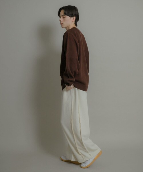 SENSE OF PLACE by URBAN RESEARCH（センスオブプレイスバイアーバンリサーチ）の「ロゴグラフィッククルーネックニット（ニット/セーター・メンズ・BLACK/BROWN/GREIGE・M/L）」の17枚目の写真