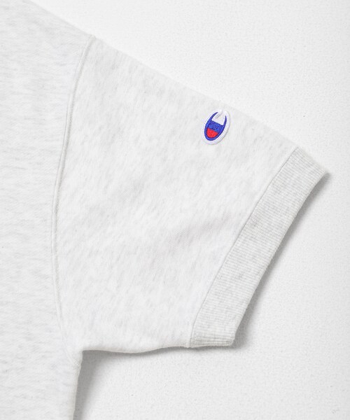 URBAN RESEARCH Sonny Label（アーバンリサーチサニーレーベル）の「CHAMPION　SHORT SLEEVE SWEAT（スウェット・レディース・055BLACK/070GRAY/810OATMEAL・M）」の14枚目の写真