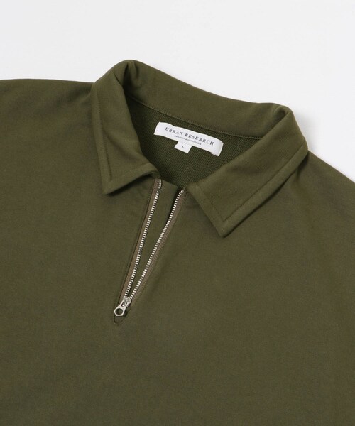 URBAN RESEARCH（アーバンリサーチ）の「ハーフZIPプルオーバー（スウェット・メンズ・NAVY/KHAKI・M/L）」の9枚目の写真