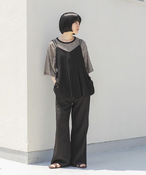 KBF（ケイビーエフ）の「タックフレアビスチェ（その他トップス・レディース・IVORY/BLACK/ACIDKHAKI・One）」の17枚目の写真