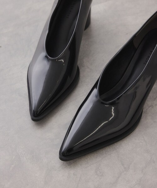 ADAM ET ROPE'（アダムエロペ）の「ポインテッドトゥパンプス（パンプス・レディース・ブラック/オフホワイト・23.0/23.5/24.0/24.5）」の12枚目の写真