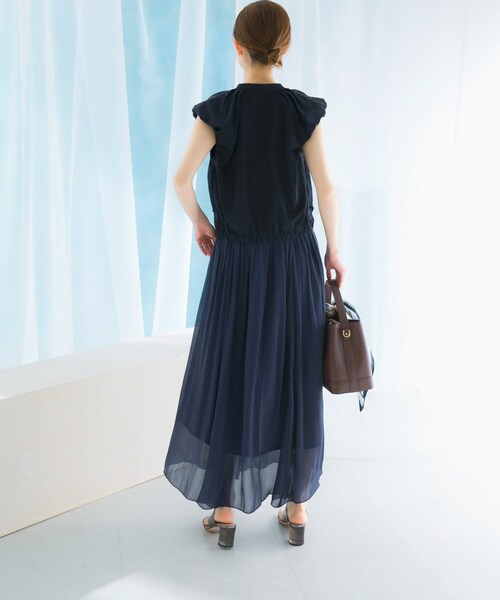 URBAN RESEARCH ROSSO（アーバンリサーチロッソ）の「グロッシーギャザーフレアスカート（スカート・レディース・PISTACHIO/ORANGE/NAVY・FREE）」の19枚目の写真