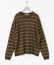 URBAN RESEARCH | マルチボーダークルーネックニット(ニット/セーター)