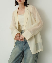 SENSE OF PLACE by URBAN RESEARCH | シアーテーラードジャケット(テーラードジャケット)