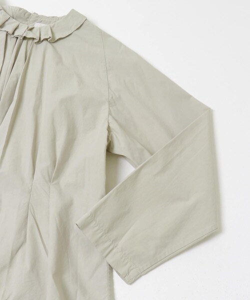 かぐれ（カグレ）の「COSMIC WONDER　シルクコットンブロードクラシックフリルシャツ（シャツ/ブラウス・レディース・Charcoal/Violet ash・1）」の20枚目の写真