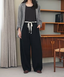 URBAN RESEARCH DOORS | ウエストリボンカットカーブパンツ(その他パンツ)
