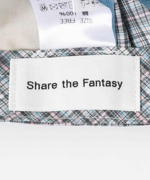 URBAN RESEARCH（アーバンリサーチ）の「Share the Fantasy　6 PANEL LONG BRIM CAP（キャップ・メンズ・WHT CHECK・Free）」の6枚目の写真