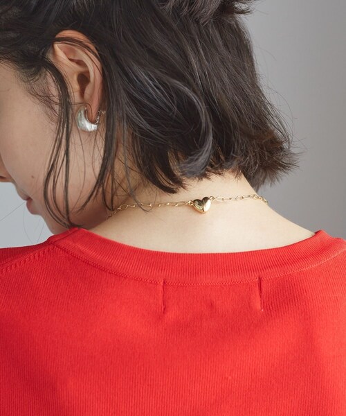 ROPE' PICNIC(ロペピクニック)の「マグネットハートボールドチェーンネックレス/2WAY(ネックレス・レディース・ゴールド/シルバー・F)」の5枚目の写真