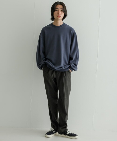 URBAN RESEARCH（アーバンリサーチ）の「COMFORT CREWNECK SWEAT（スウェット・メンズ・GRAY/BLACK/BLUE GRAY/YELLOW・M/L）」の21枚目の写真