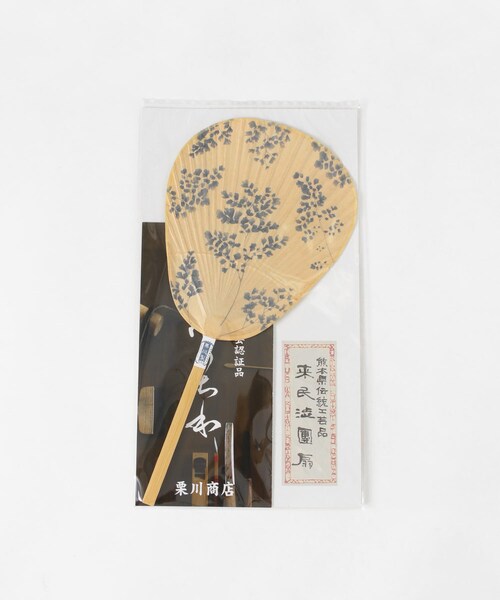 URBAN RESEARCH(アーバンリサーチ)の「栗川商店 はるかぜ染色工房うちわ(その他雑貨・メンズ・椿/マリーゴールド/貝殻/つばめ/アジアンタム・0)」の17枚目の写真