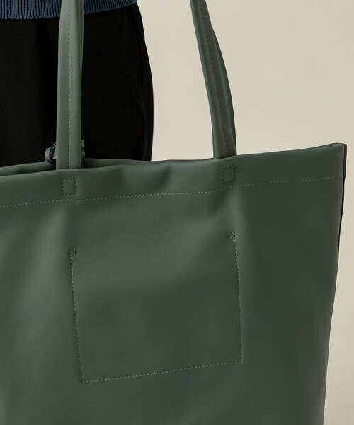 ITEMS URBANRESEARCH(アイテムズ アーバンリサーチ)の「フェイクレザー トートバッグ(トートバッグ・メンズ・GRN/BLK/BRN・-)」の16枚目の写真