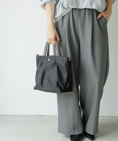 URBAN RESEARCH Sonny Label（アーバンリサーチサニーレーベル）の「『別注』Legato largo×Sonny Label　肩楽2WAYショルダーバッグ（ショルダーバッグ・レディース・ブラック/ネイビー/ベージュ・one）」の9枚目の写真