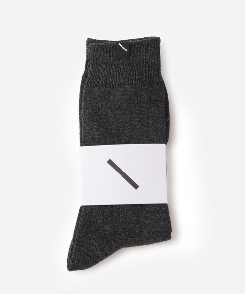 Saturdays NYC(サタデーズ ニューヨークシティ )の「MIX COLOR SOCK(ソックス/靴下・レディース・チャコール/パープル/オレンジ・F)」の1枚目の写真