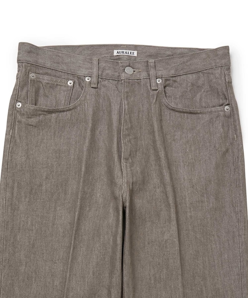 ADAM ET ROPE'(アダムエロペ)の「【AURALEE】HARD TWIST BROWN DENIM 5P PANTS(デニムパンツ・メンズ・ブラウン・M/S/XS)」の19枚目の写真