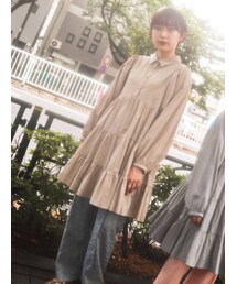 merry jenny | ティアードミニワンピース(ワンピース)