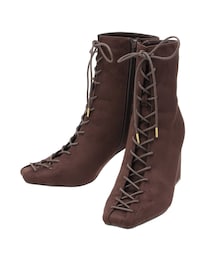 MERCURYDUO | レースアップフェイクスエードブーツ(ブーツ)