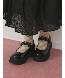 merry jenny | flowerストラップシューズ(ローファー)