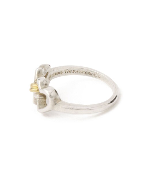 ADAM ET ROPE'（アダムエロペ）の「【VINTAGE TIFFANY】TI スターハート リング コンビ 925 750 #15（リング・レディース・シルバー・F）」の3枚目の写真