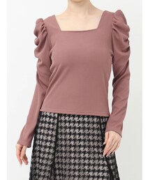 RESEXXY | バックリボンカットトップス(Tシャツ/カットソー)